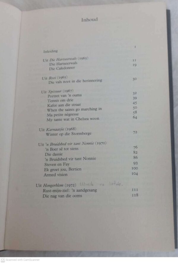 In Een Kraal — Hennie Aucamp secondhand book