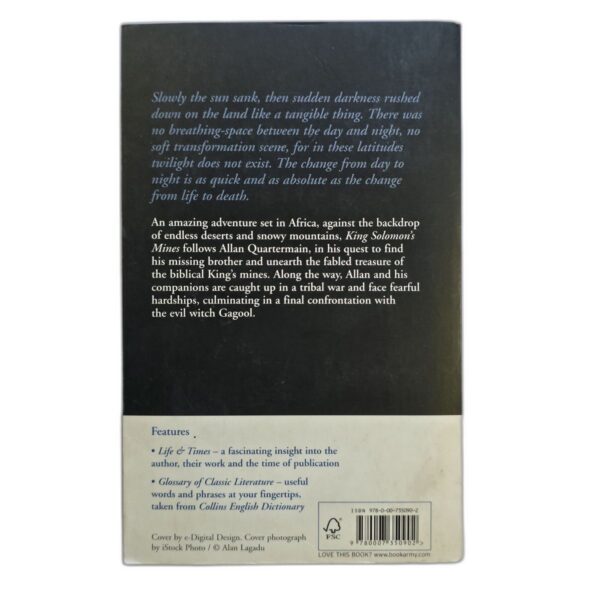 King Solomon’s Mines – Henry Rider Haggard secondhand book