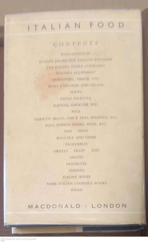 Italian Food — Elizabeth David secondhand book