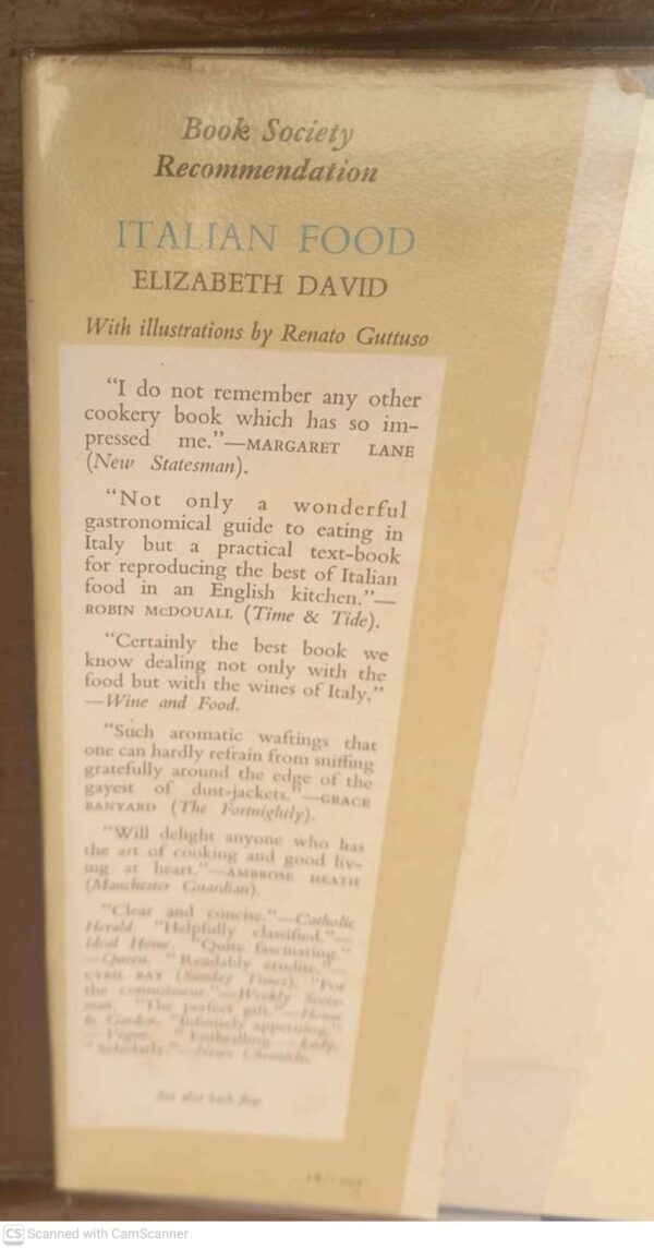 Italian Food — Elizabeth David secondhand book