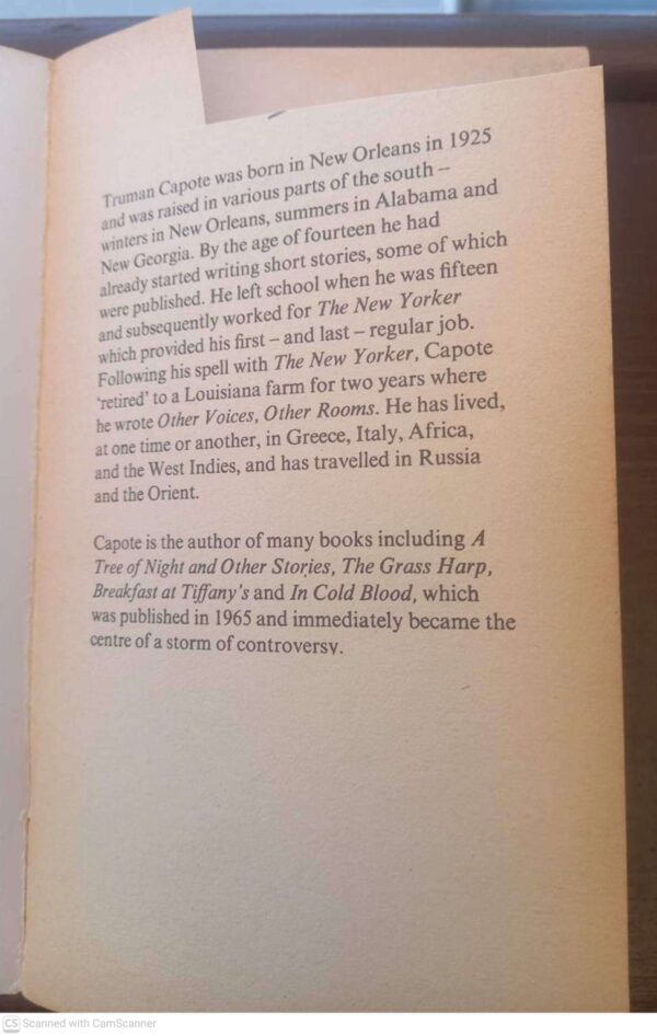 Music For Chameleons — Truman Capote secondhand book