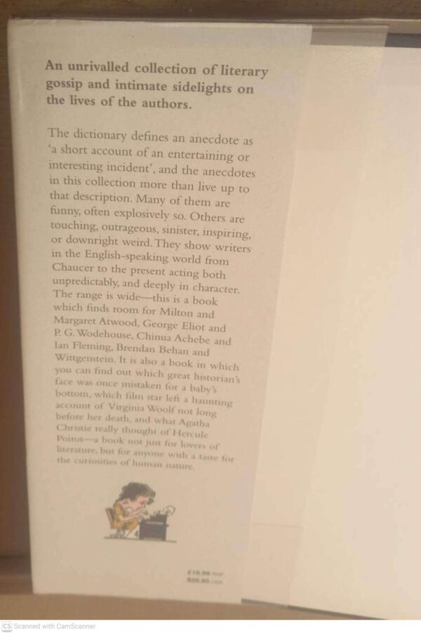 The New Oxford Book Of Literary Anecdotes — John Gross secondhand book