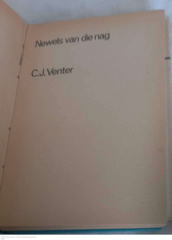 Newels Van Die Nag — C. J. Venter secondhand book