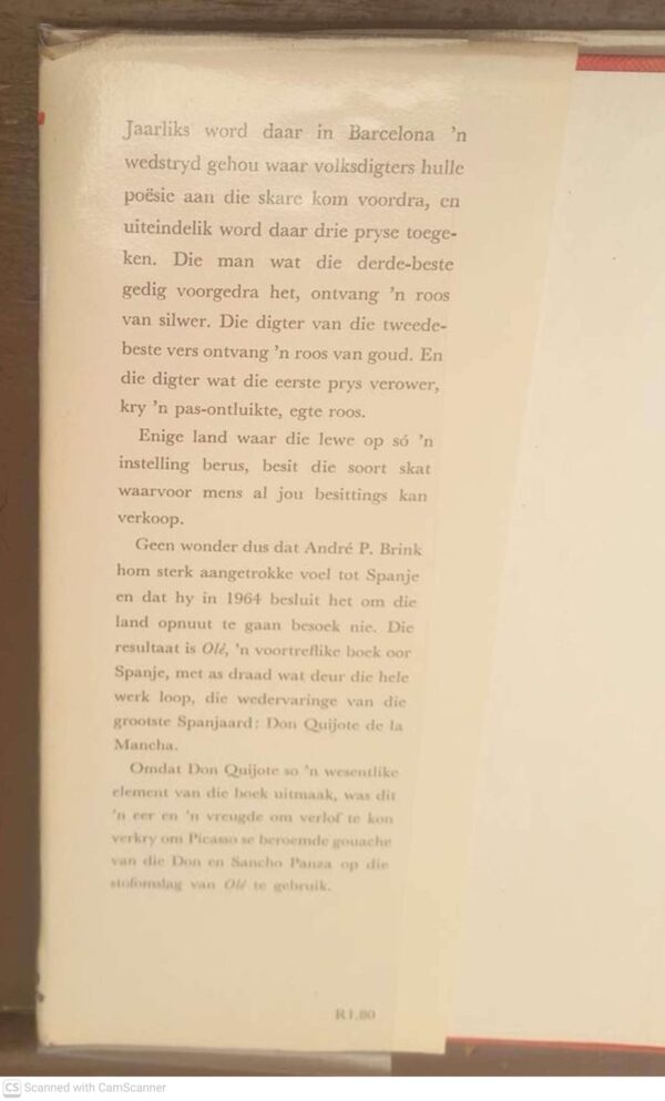 Olé: Reisboek Oor Spanje – Andre P. Brink secondhand book