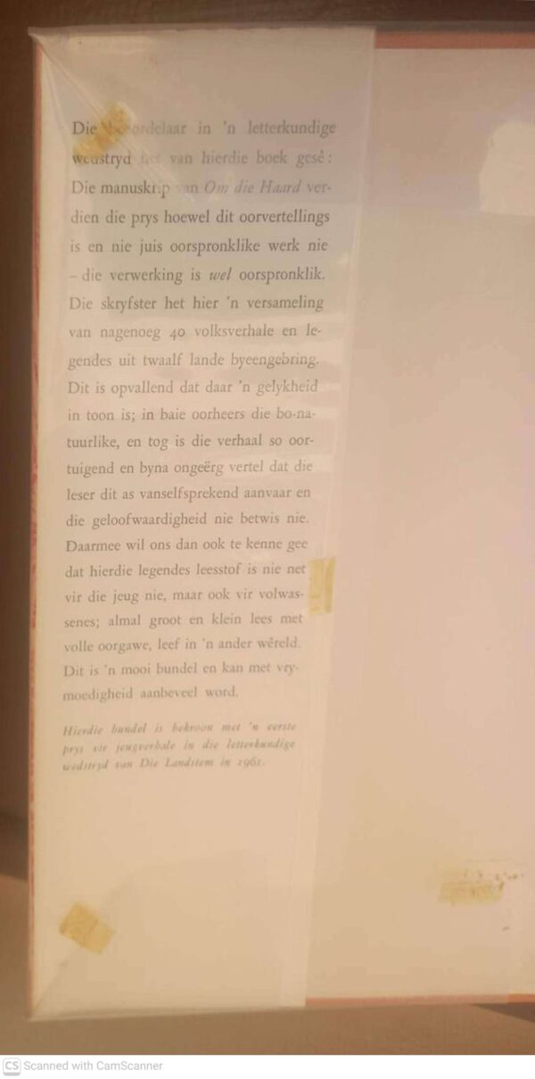 Om Die Haard — Marie Malherbe secondhand book