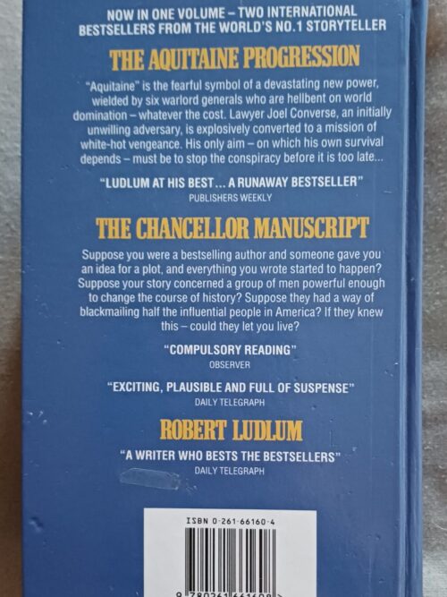 The Aquitaine Progression | The Chancellor Manuscript – Robert Ludlum secondhand book