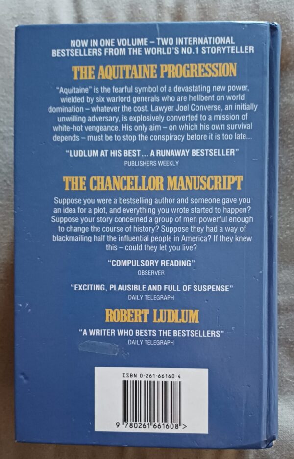 The Aquitaine Progression | The Chancellor Manuscript – Robert Ludlum secondhand book