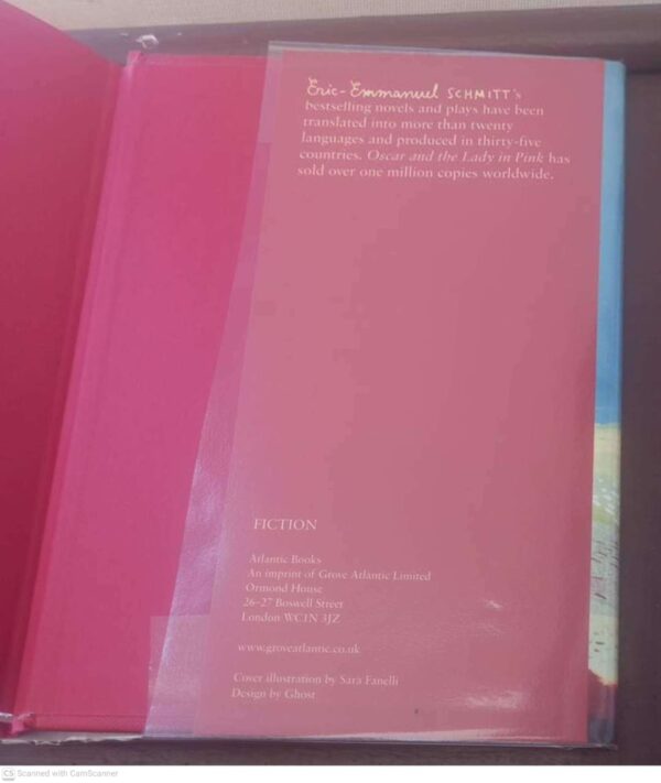 Oscar And The Lady In Pink — Eric-Emmanuel Schmitt secondhand book