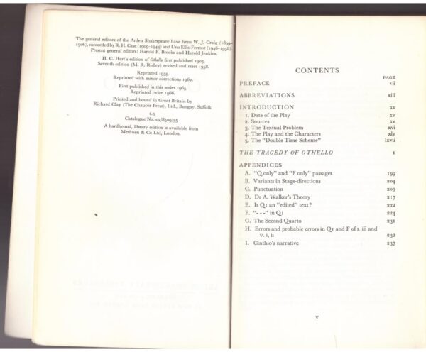 Othello — William Shakespeare secondhand book