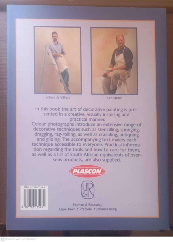 Paint Effects: A Practical Guide — Johan De Villiers, Len Straw secondhand book