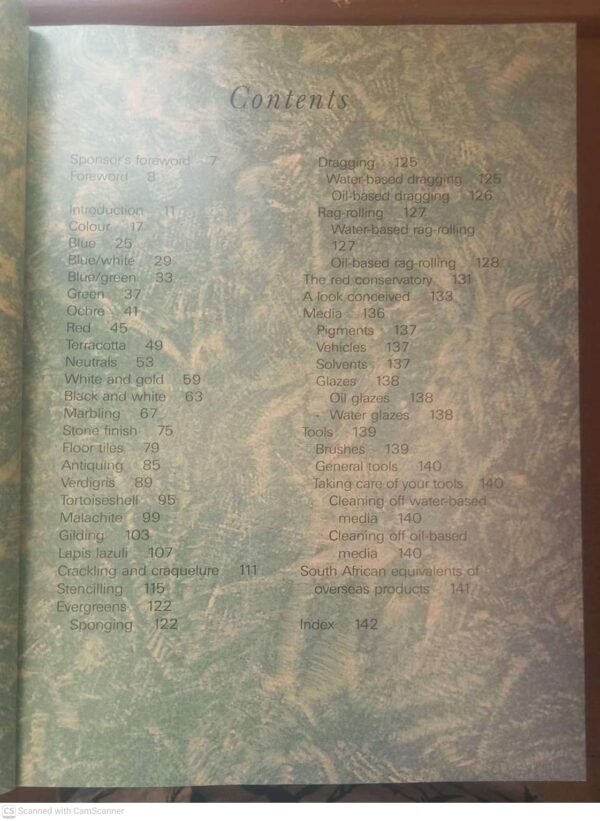 Paint Effects: A Practical Guide — Johan De Villiers, Len Straw secondhand book