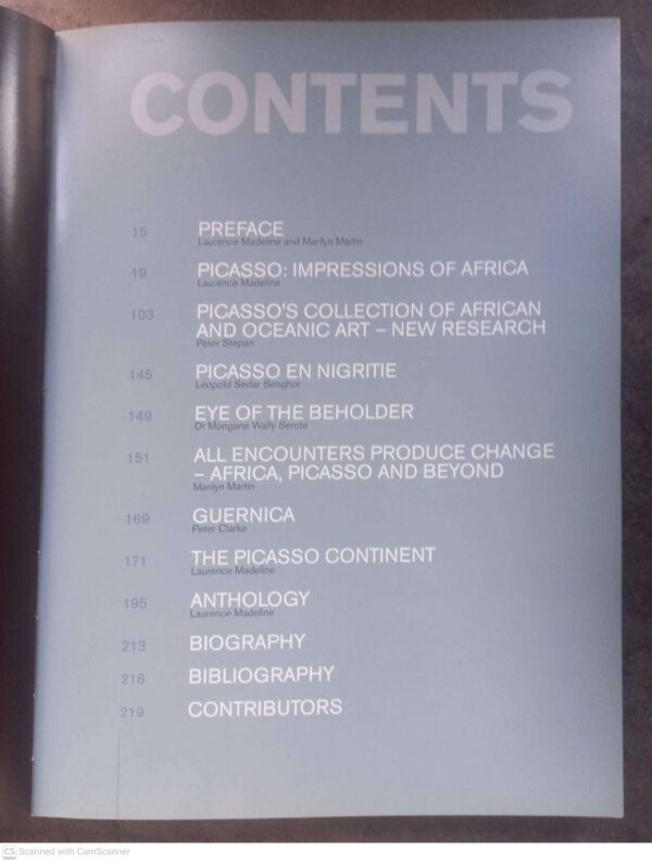 Picasso And Africa – Laurence Madeline & Marilyn Martin secondhand book