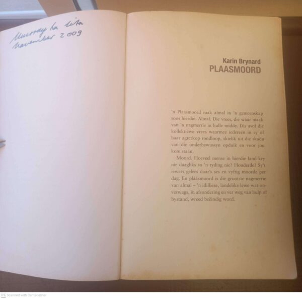 Plaasmoord – Karin Brynard secondhand book