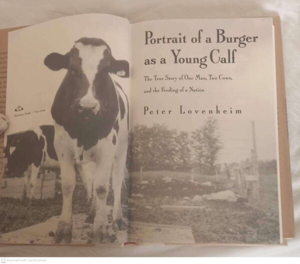 Portrait of a Burger as a Young Calf5 Portrait Of A Burger As A Young Calf — Peter Lovenheim secondhand book