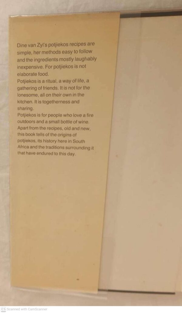 Potjiekos Cookbook — Dine Van Zyl secondhand book