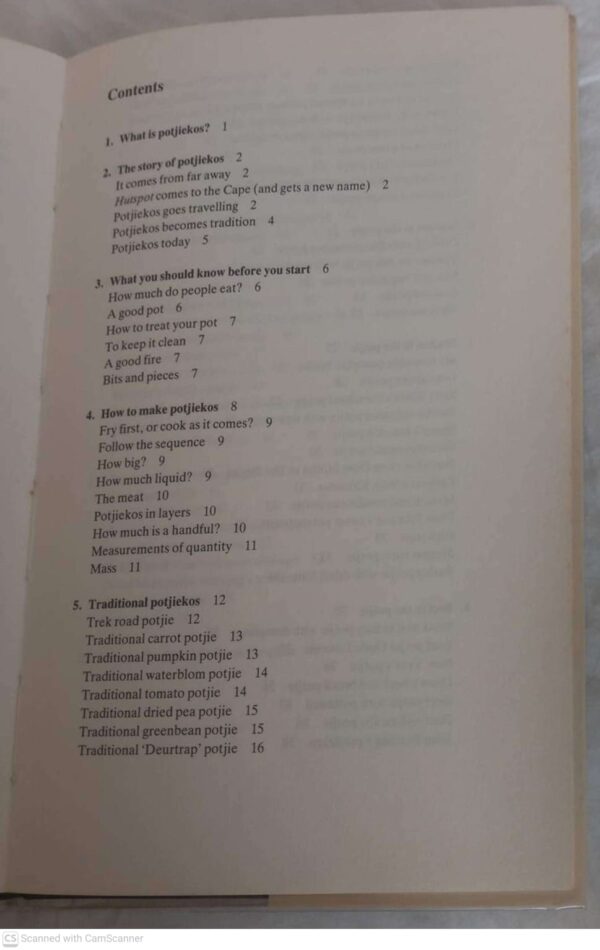 Potjiekos Cookbook — Dine Van Zyl secondhand book