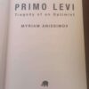 Primo Levi5 Primo Levi: Tragedy Of An Optimist — Myriam Anissimov secondhand book