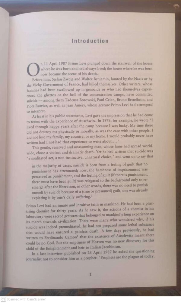 Primo Levi6 Primo Levi: Tragedy Of An Optimist — Myriam Anissimov secondhand book