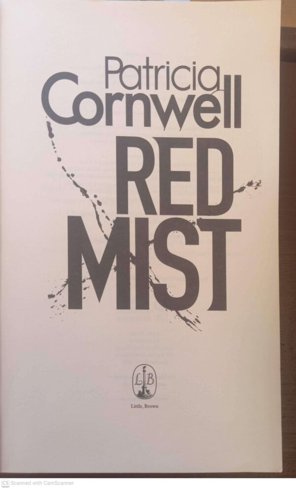Red Mist3 Red Mist – Patricia Cornwell secondhand book