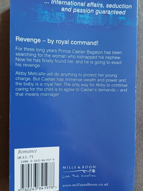 The Royal Baby Bargain – Robyn Donald secondhand book