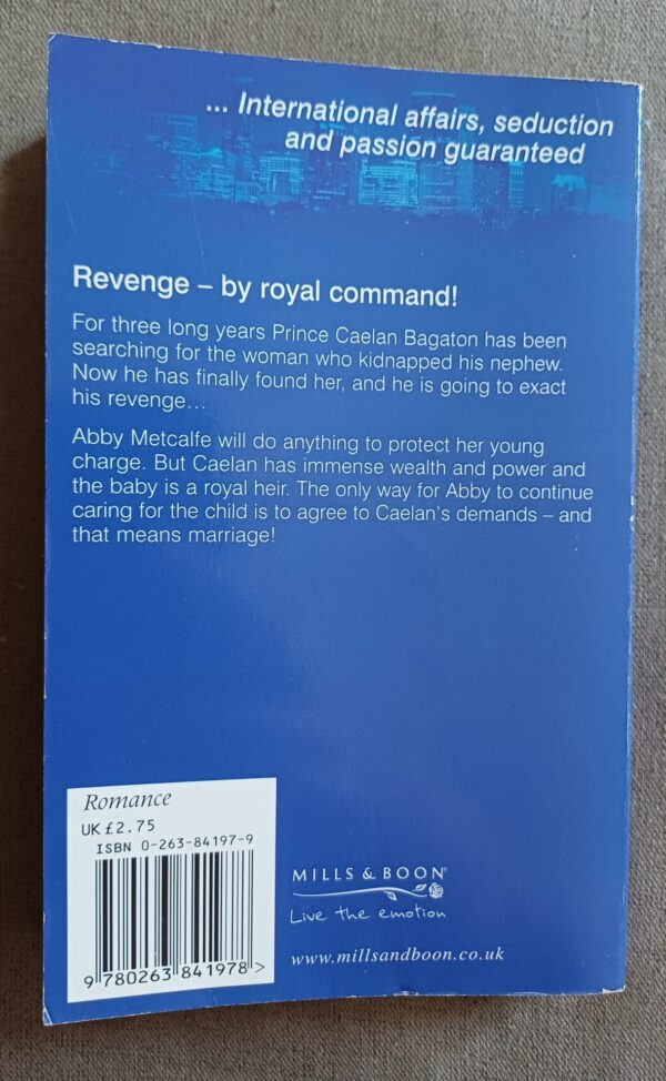 The Royal Baby Bargain – Robyn Donald secondhand book