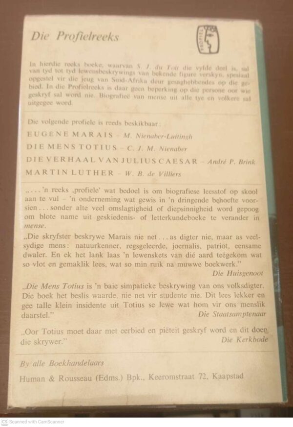 S. J. du Toit2 S. J. Du Toit: Vegter Vir Sy Taal — P. D. Van Der Walt secondhand book