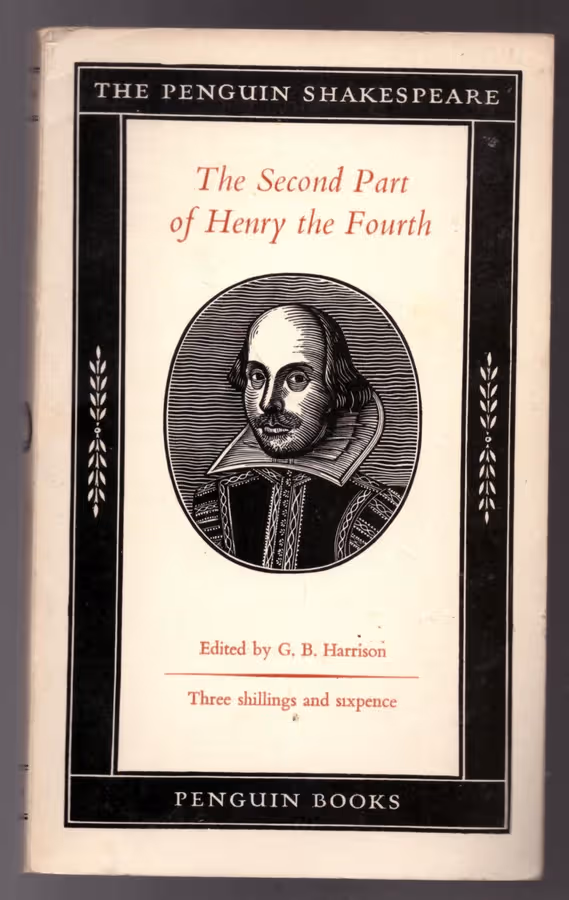 The Second Part Of King Henry The Fourth – William Shakespeare secondhand book