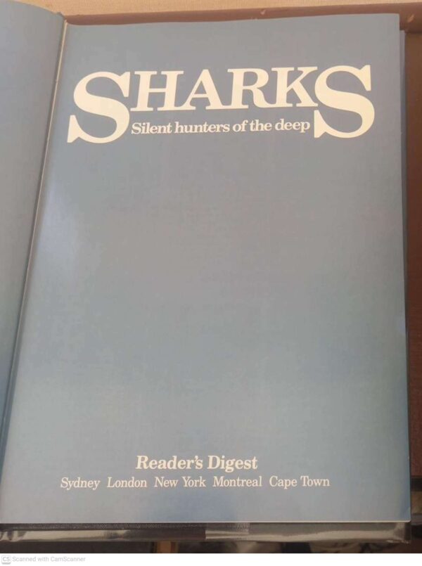 Sharks: Silent Hunters Of The Deep – Reader’s Digest secondhand book