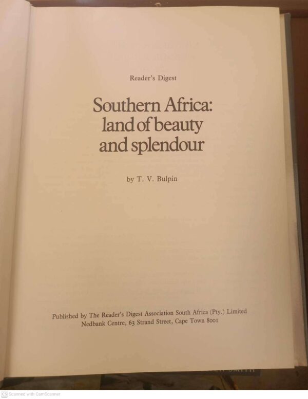 Southern Africa5 Southern Africa: Land Of Beauty And Splendour – T.V. Bulpin secondhand book