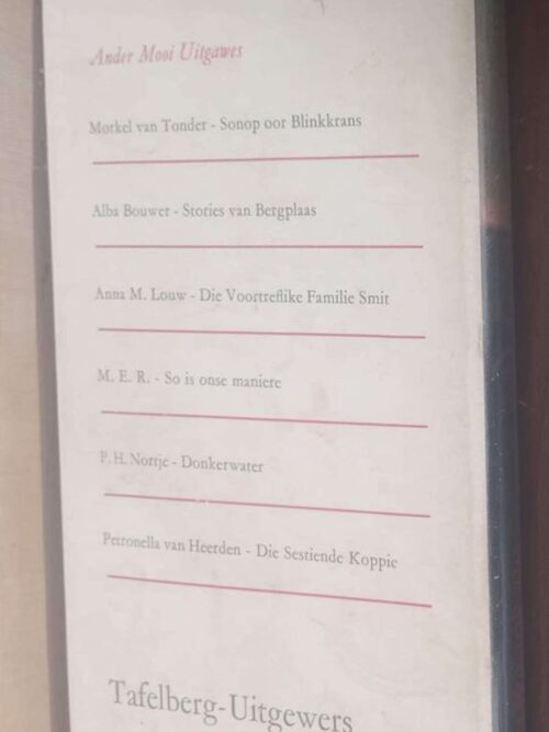 Die Soutryers – A.A.J. Van Niekerk secondhand book
