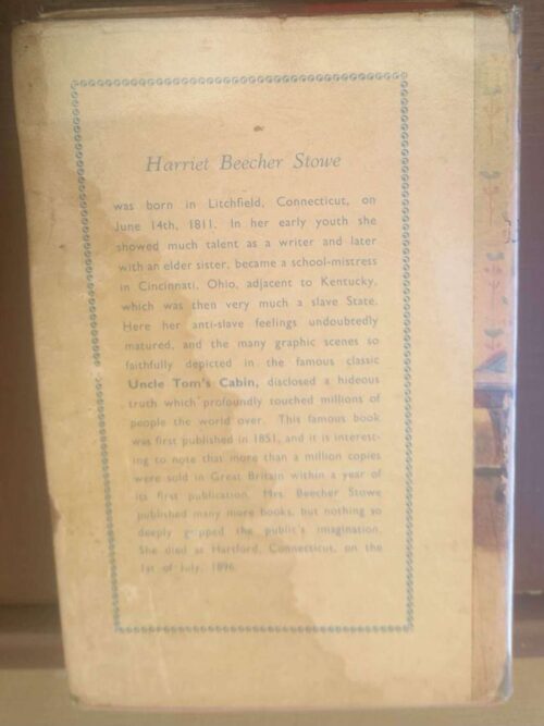 Uncle Tom’s Cabin — Harriet Beecher Stowe secondhand book