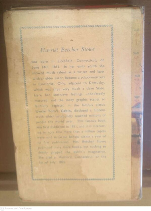 Uncle Tom’s Cabin — Harriet Beecher Stowe secondhand book