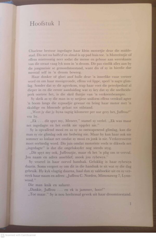 Vanuit Die Duister — Ela Spence secondhand book