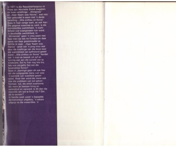 Winterreis: Drie Vertellinge – Henriette Grové secondhand book