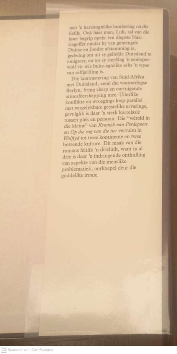 Wolftyd — Anna M. Louw secondhand book