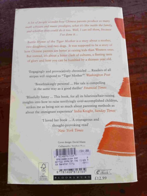 Battle Hymn Of The Tiger Mother – Amy Chua secondhand book