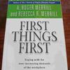 First Things First – Stephen R. Covey secondhand book