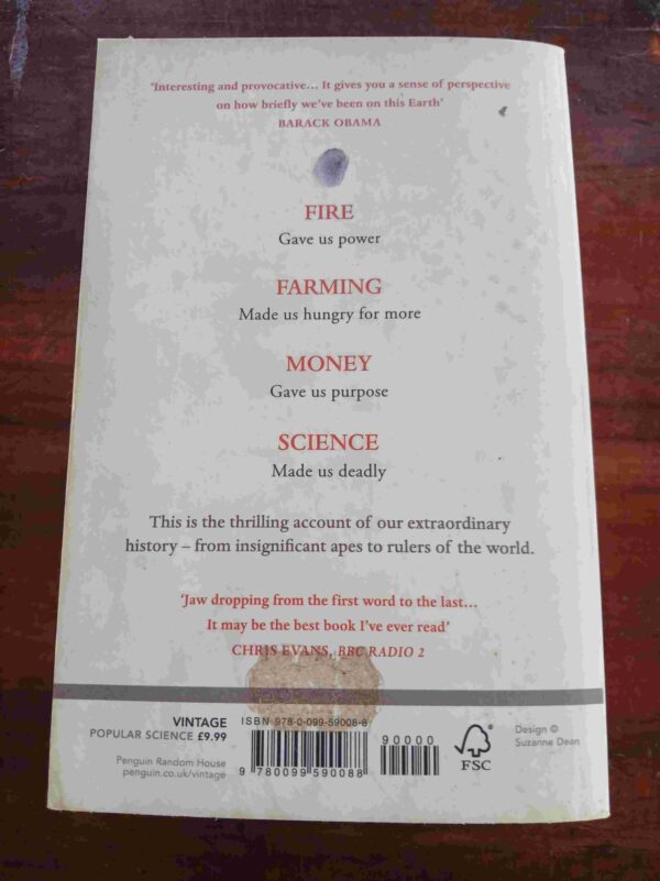 Sapiens: A Brief History Of Humankind – Yuval Noah Harari secondhand book