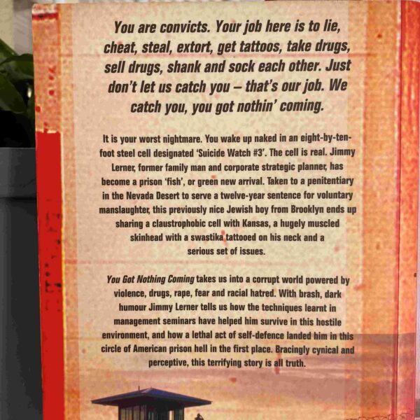You got nothing Coming: Notes from a Prison Fish – Jimmy Lerner secondhand book