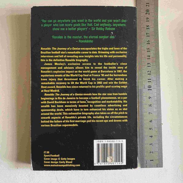 Ronaldo: The Journey Of A Genius – James Mosley secondhand book