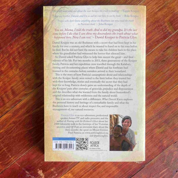 20260107_135749656_iOS What Dawid Knew: A Journey With The Kruipers – Patricia Glyn secondhand book