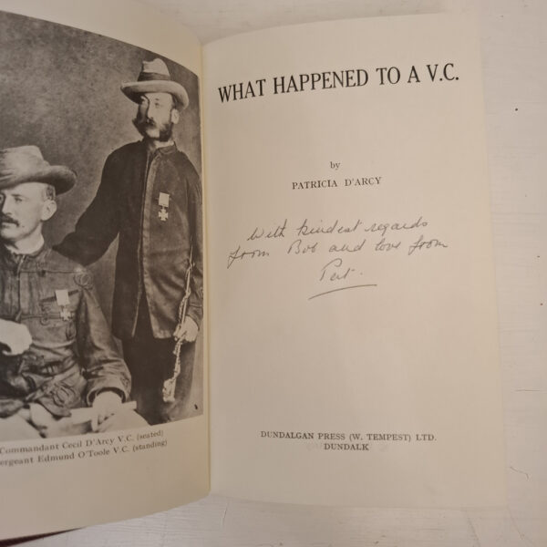What Happened To A V.C. – Patricia D’Arcy secondhand book