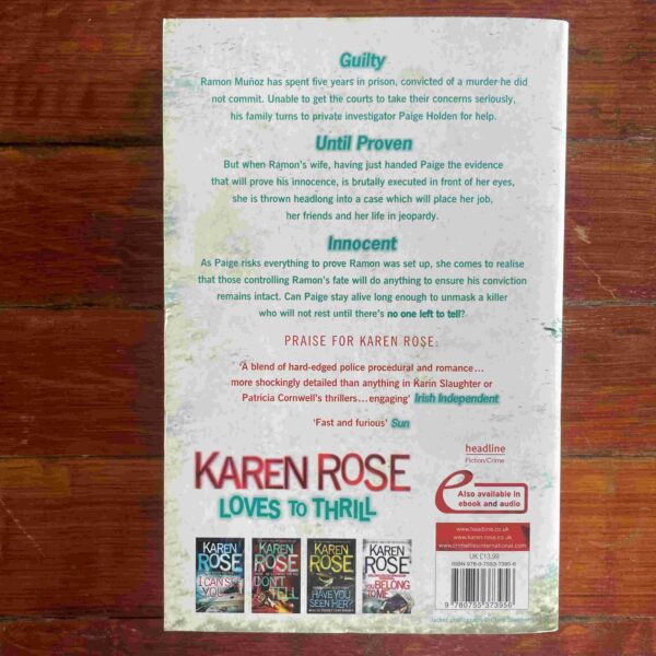 No One Left To Tell – Karen Rose secondhand book