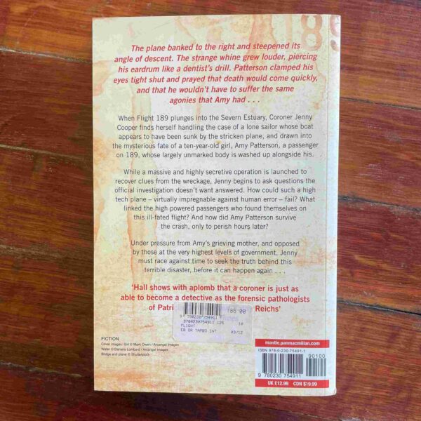The Flight – M.R. Hall secondhand book