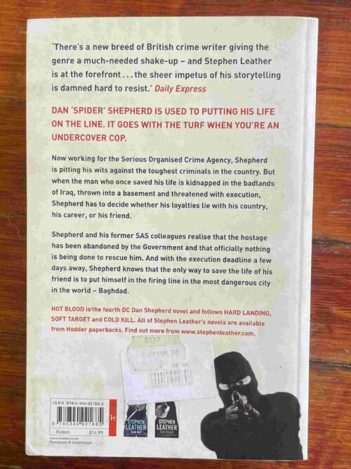 Hot Blood – Stephen Leather secondhand book