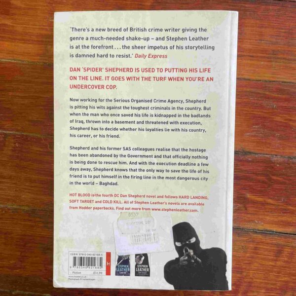 Hot Blood – Stephen Leather secondhand book