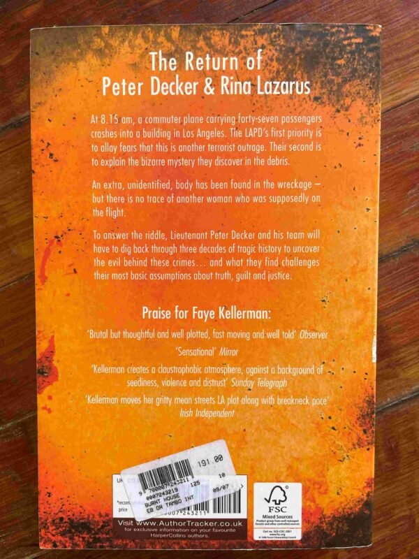 The Burnt House – Faye Kellerman secondhand book