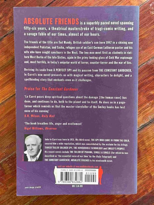 Absolute Friends – John Le Carré secondhand book