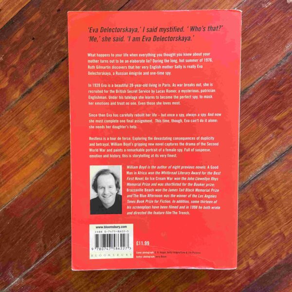 Restless – William Boyd secondhand book