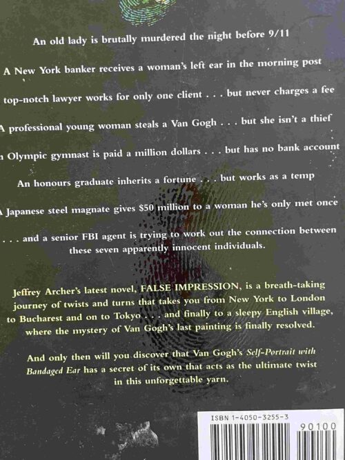 False Impression – Jeffrey Archer secondhand book